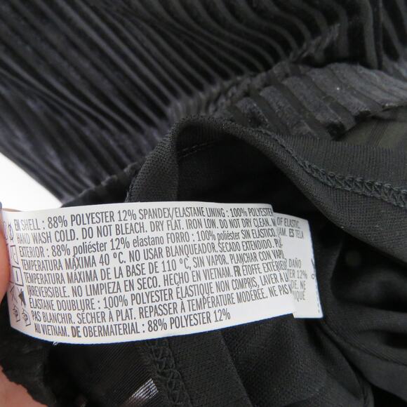 Forever 21 Black Ribbed Velvet Body Con Dress Mini Dress Sexy Going Out Club S - Picture 7 of 10